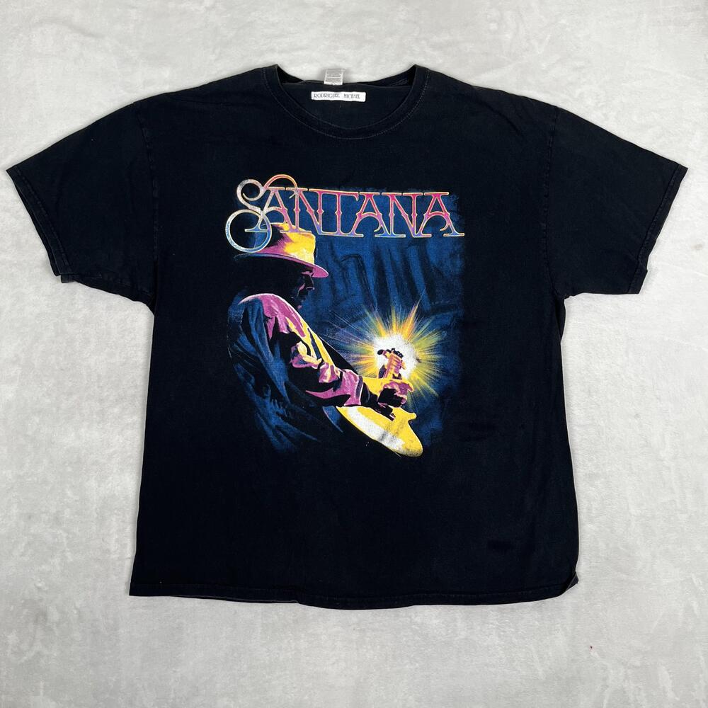 Santana Earth Wind & Fire T-Shirt Mens XL Miraculous Supernatural 2022 Tour